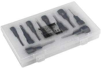 Bitsatz Steckschlüssel MAGNETIC 10-tlg., 6, 7, 8, 9, 10, 11, 12, 13, 14, 15mm