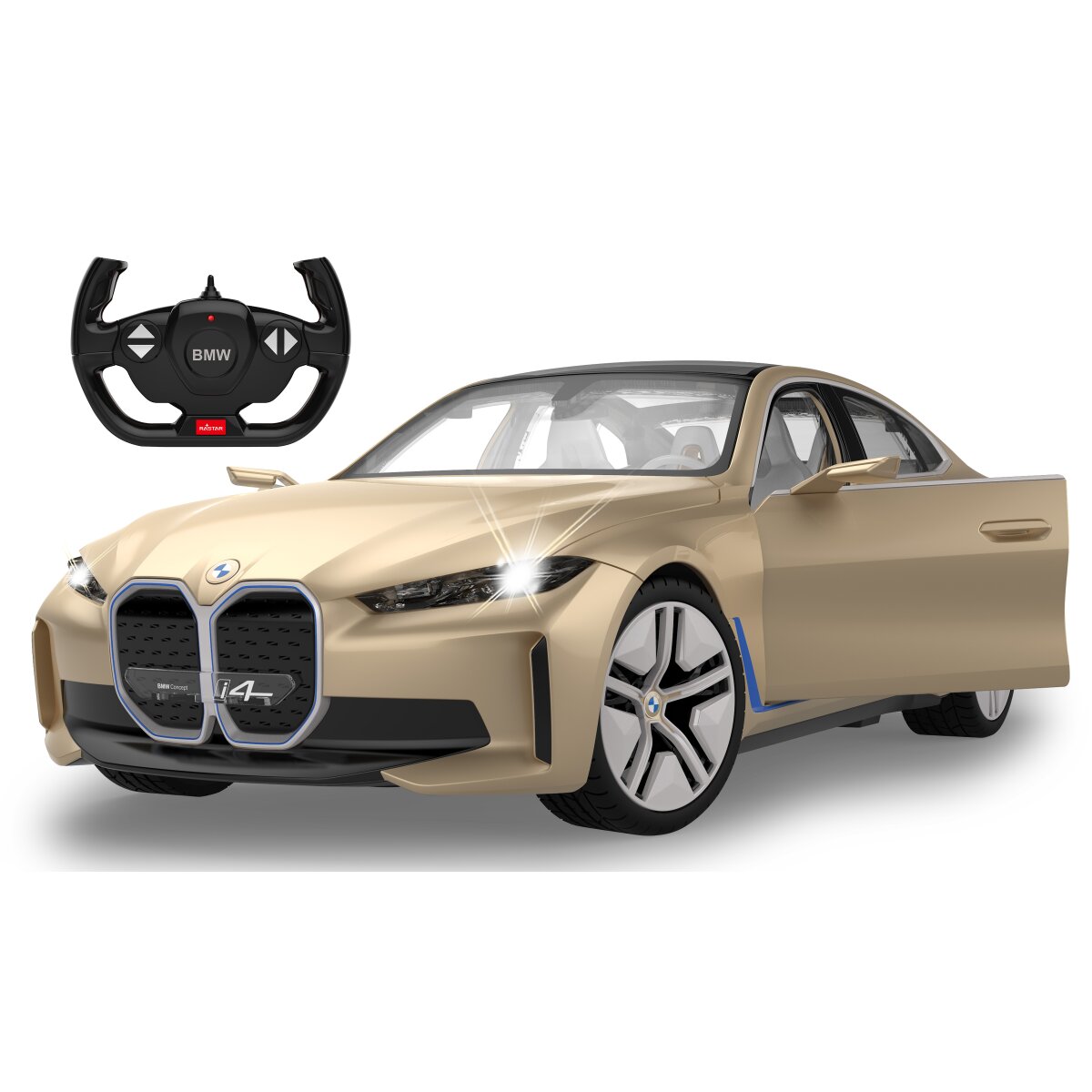 BMW i4 Concept 1:14 gold 2,4GHz Tür manuell BMW i4 Concept 1:14 gold 2,4GHz Tür manuell