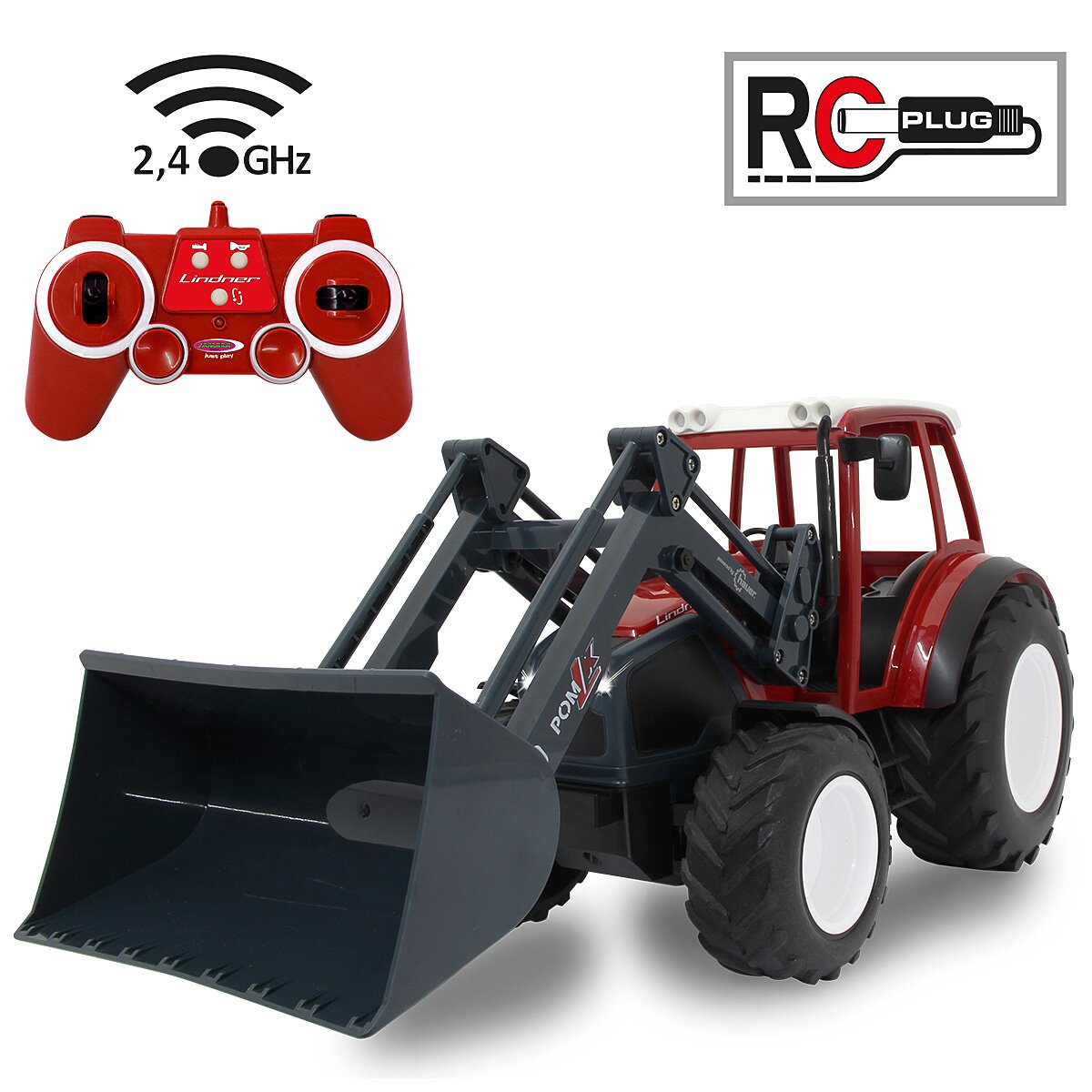 Lindner Geotrac mit Frontlader 1:16 2,4GHz Lindner Geotrac mit Frontlader 1:16 2,4GHz