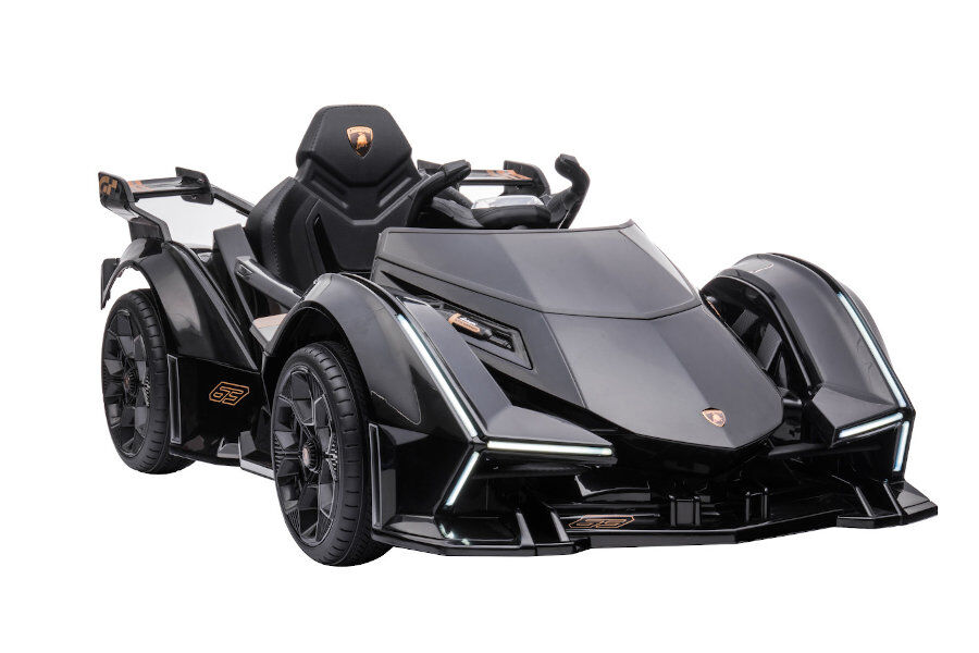 Kinderfahrzeug Lamborghini V12 Vision Gran Turismo - schwarz