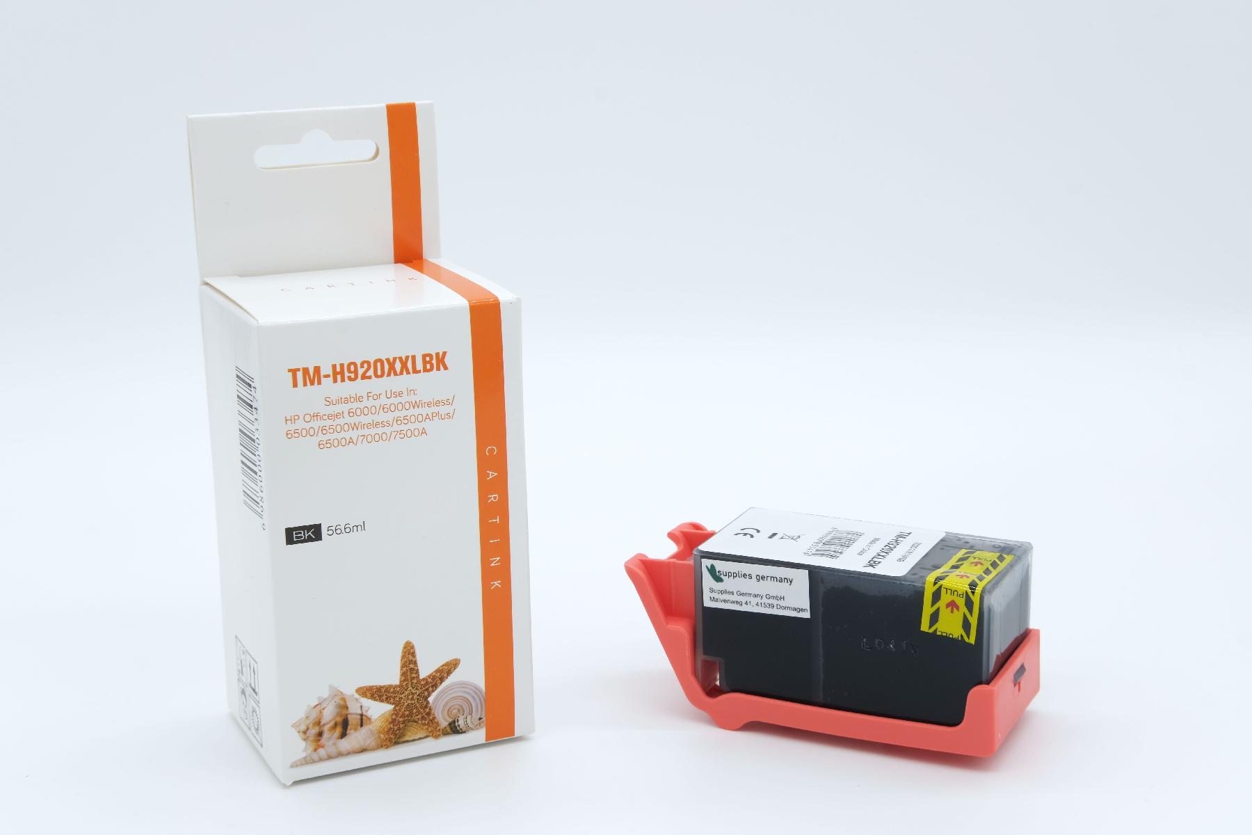 920BKXXL Refill Tinte schwarz für HP / CD975AE / 56,6ml