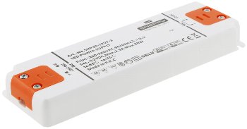 LED-Trafo "CT-SL30" SlimLine 0,5-30W, Ein 198-264V, Aus 12V= Konstantspannung