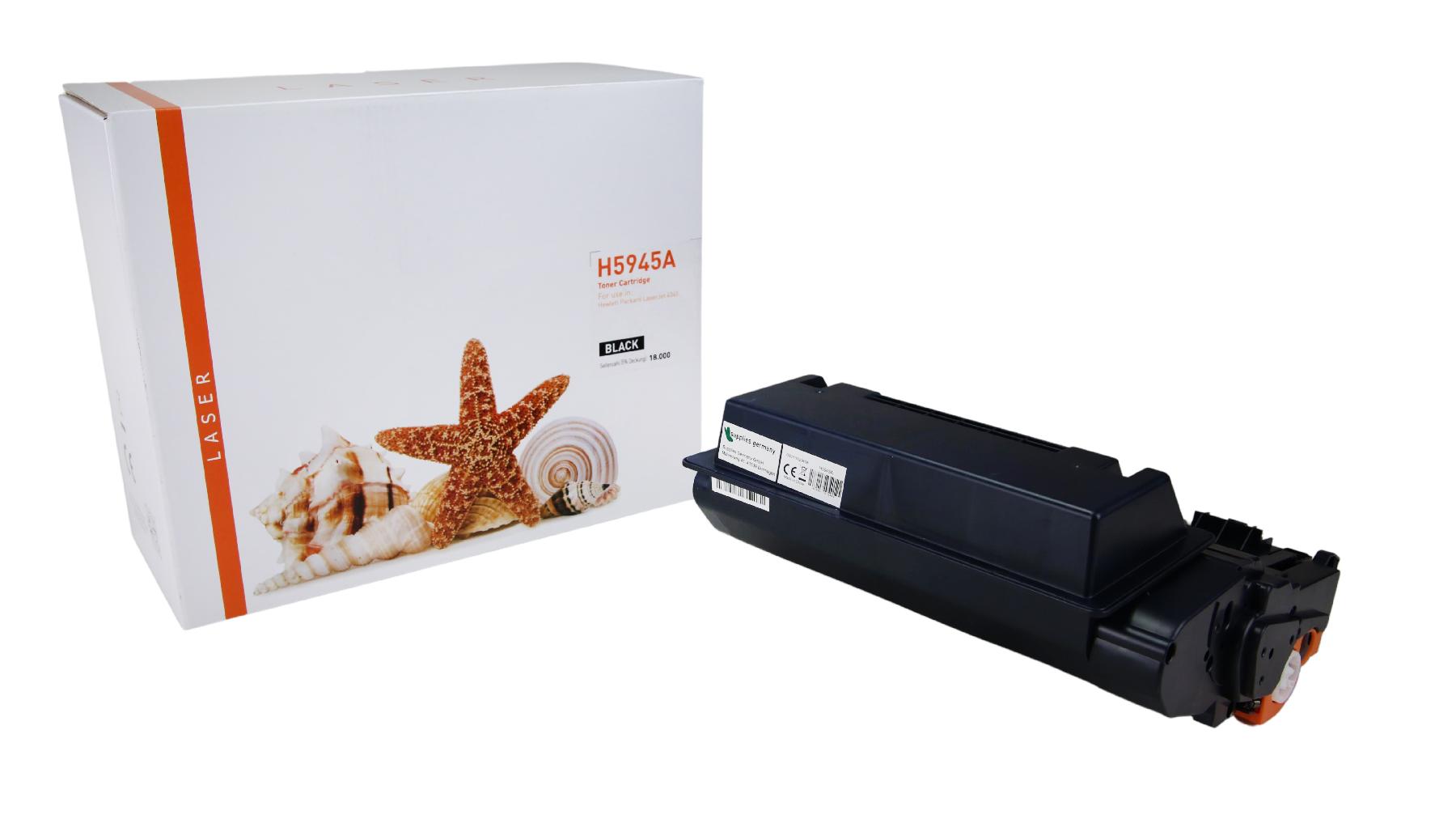 Q45A alternativ Toner schwarz für HP / Q5945A / 18.000 Seiten