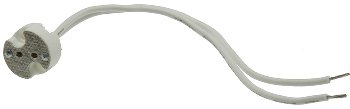 G4/GX5.3/GY6.35 Lampenfassung Universal, max 12V/50W, 11cm Kabel