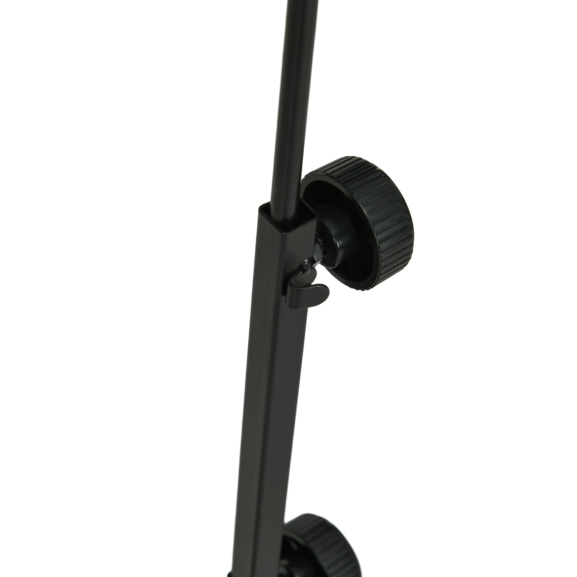 Wärmelampenständer für Terrarrien, höhenverstellbar, 40x15x95cm, Schwarz