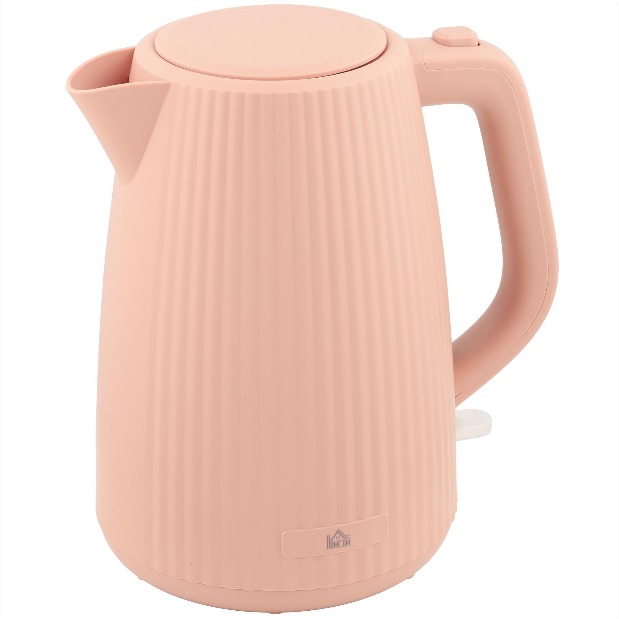 elektrischer Wasserkocher, 1,7L, Schnellkochfunktion, 2200W, mit herausnehmbarem Kalkfilter, Abschaltautomatik, Rosa