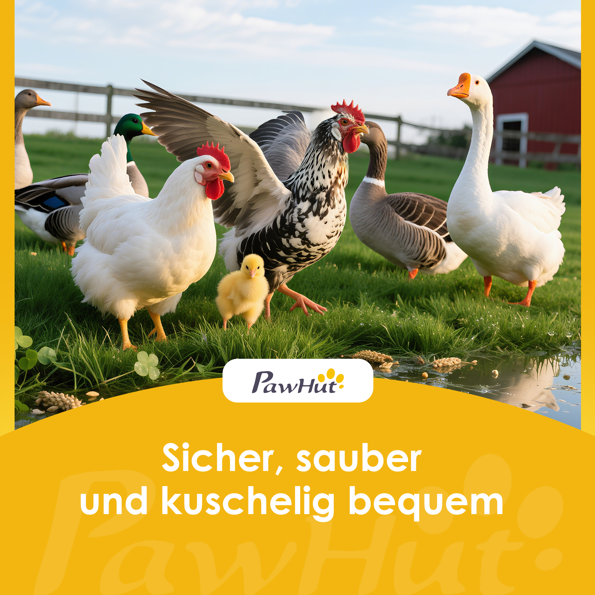 Hühnerstall aus Holz mit Auslauf Nistkasten Asphaltdach herausziehbar Tablett für 8-10 Hühner 347x160x150 cm Dunkelgrau