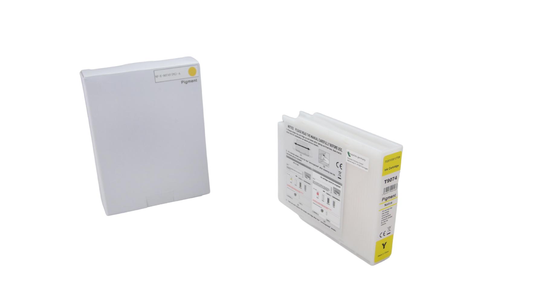 T9074 alternativ Tinte gelb für Epson / C13T907440 / 120 ml