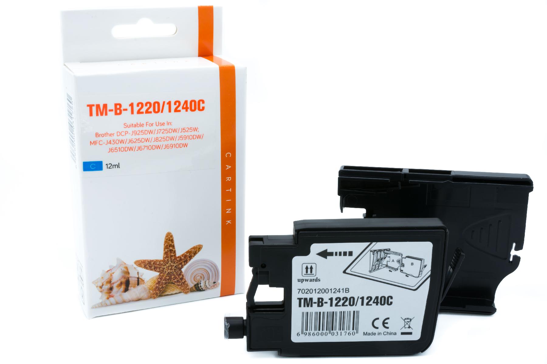 LC1220/1240C alternativ Tinte cyan / LC1240C / 12ml LC1220/1240C alternativ Tinte cyan / LC1240C / 12ml