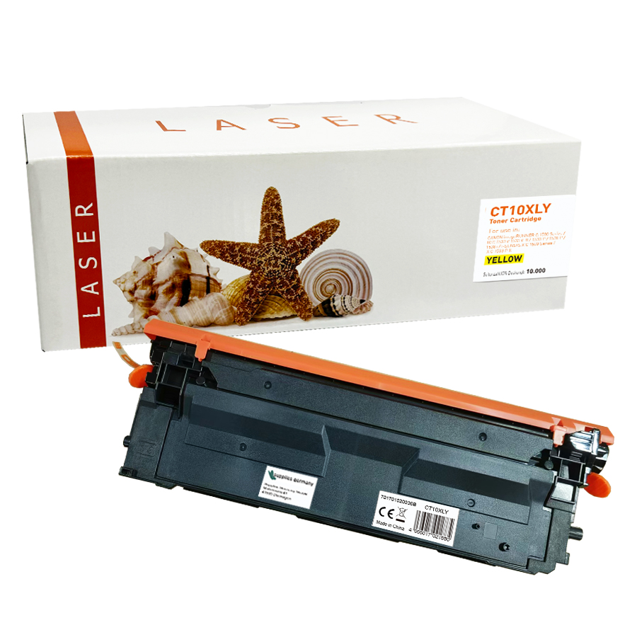 T10XLY alternativ Toner yellow für Canon / 4563C001 / 10.000 Seiten