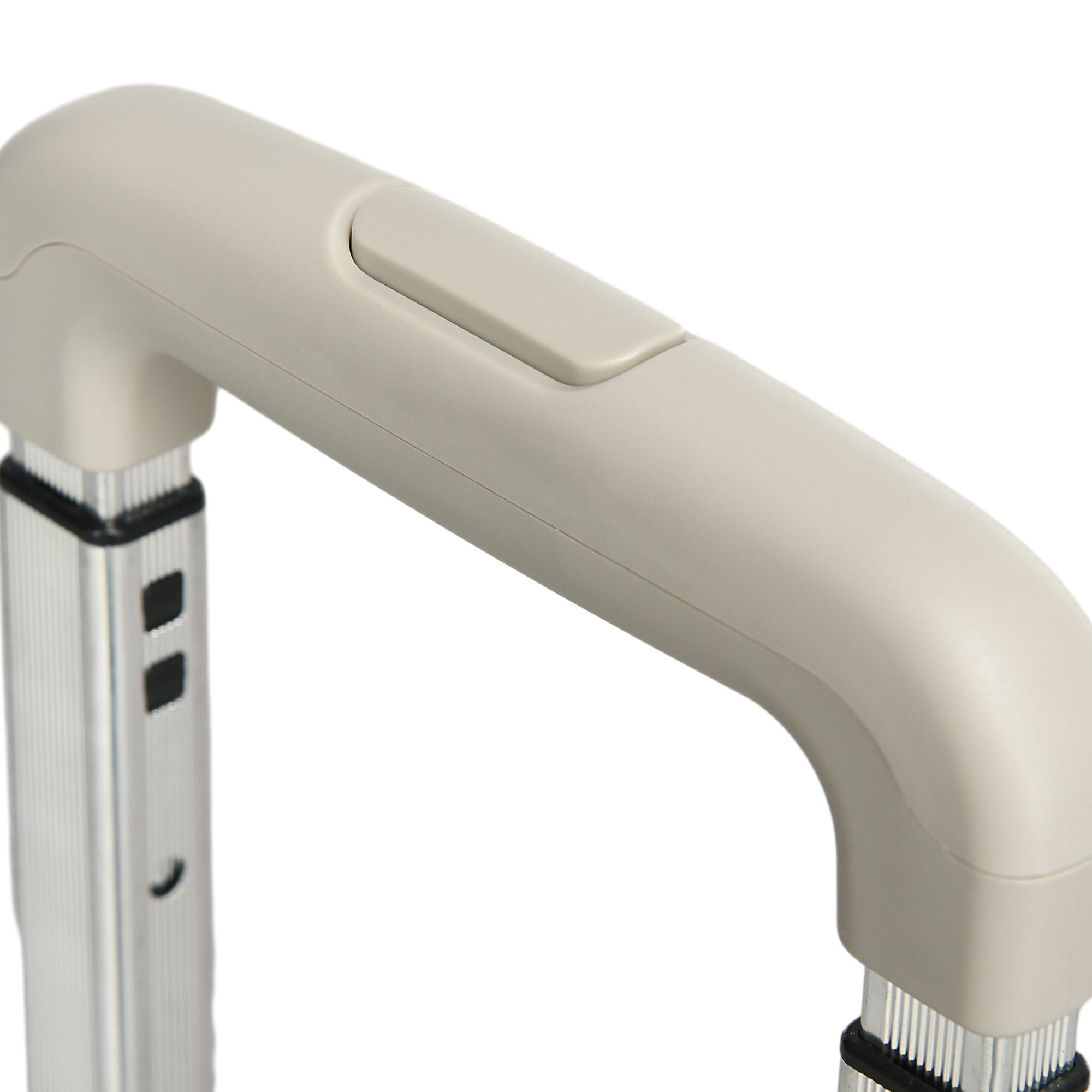 Einkaufstrolley Treppensteiger Mobile Transportbox,  klappbar, Teleskopgriff, bis max, 65 Kilo belastbar, Weiß