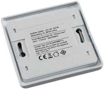 Funk-Wandsender Solo für "Pilota Casa" / 433,92MHz, max. 70m, Batterie A23