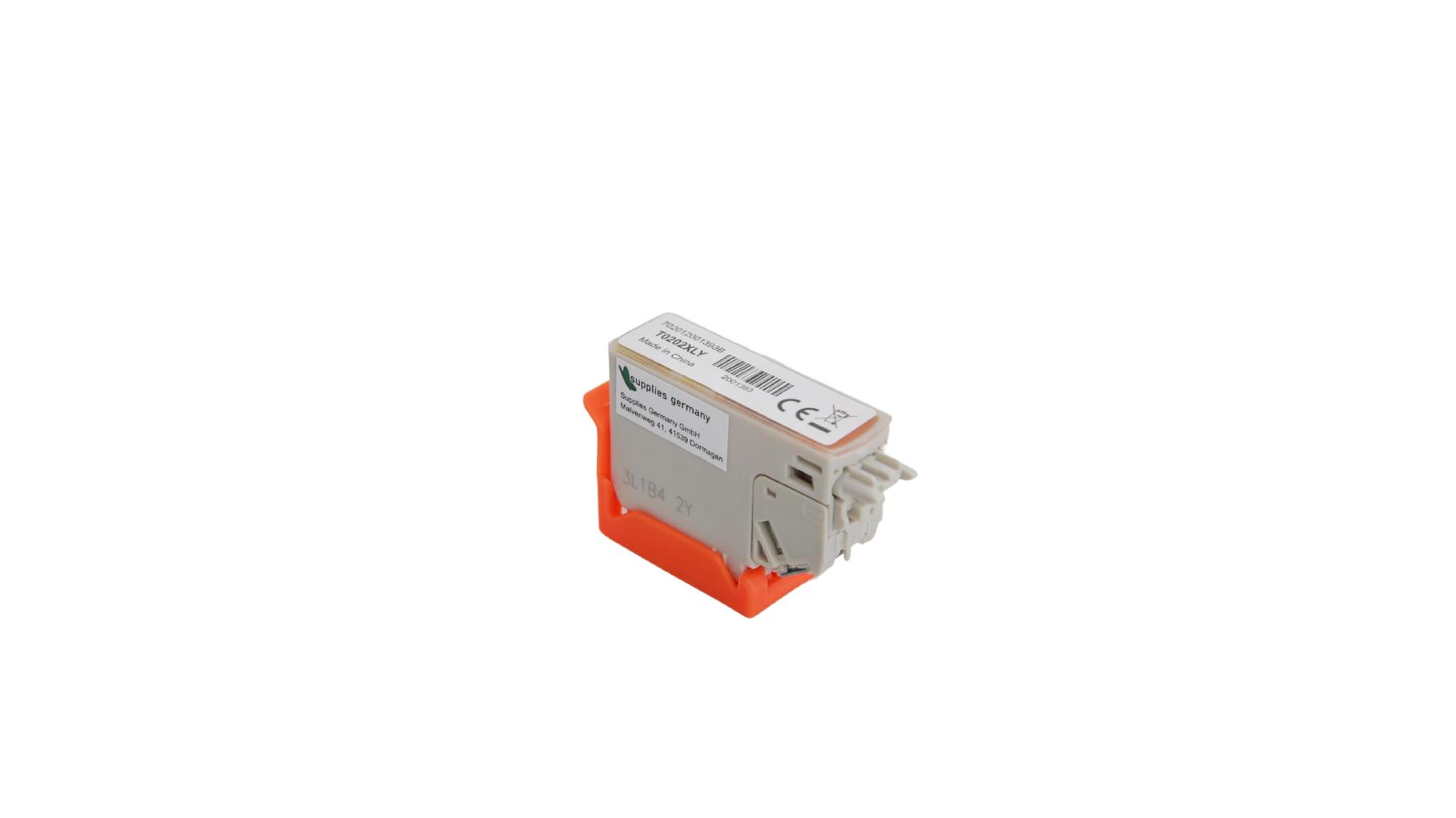 T0202XLY alternativ Tinte gelb für Epson / C13T02H44010 / 650 Seiten