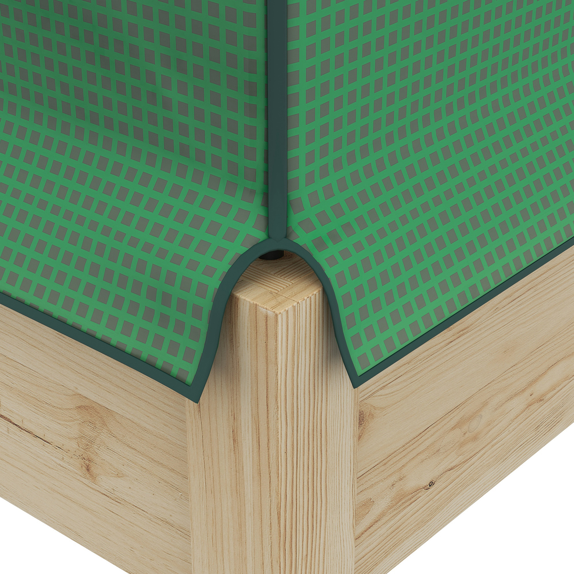 2-in-1 Hochbeet Pflanzenkasten Frühbeet Gewächshaus, 86  cm x 60cm x 165 cm, Natur + Grün