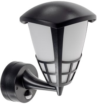 LED Wandleuchte "TELARANA" IP65, 16W, 1026lm, 140° Bewegungsmelder, 2900K