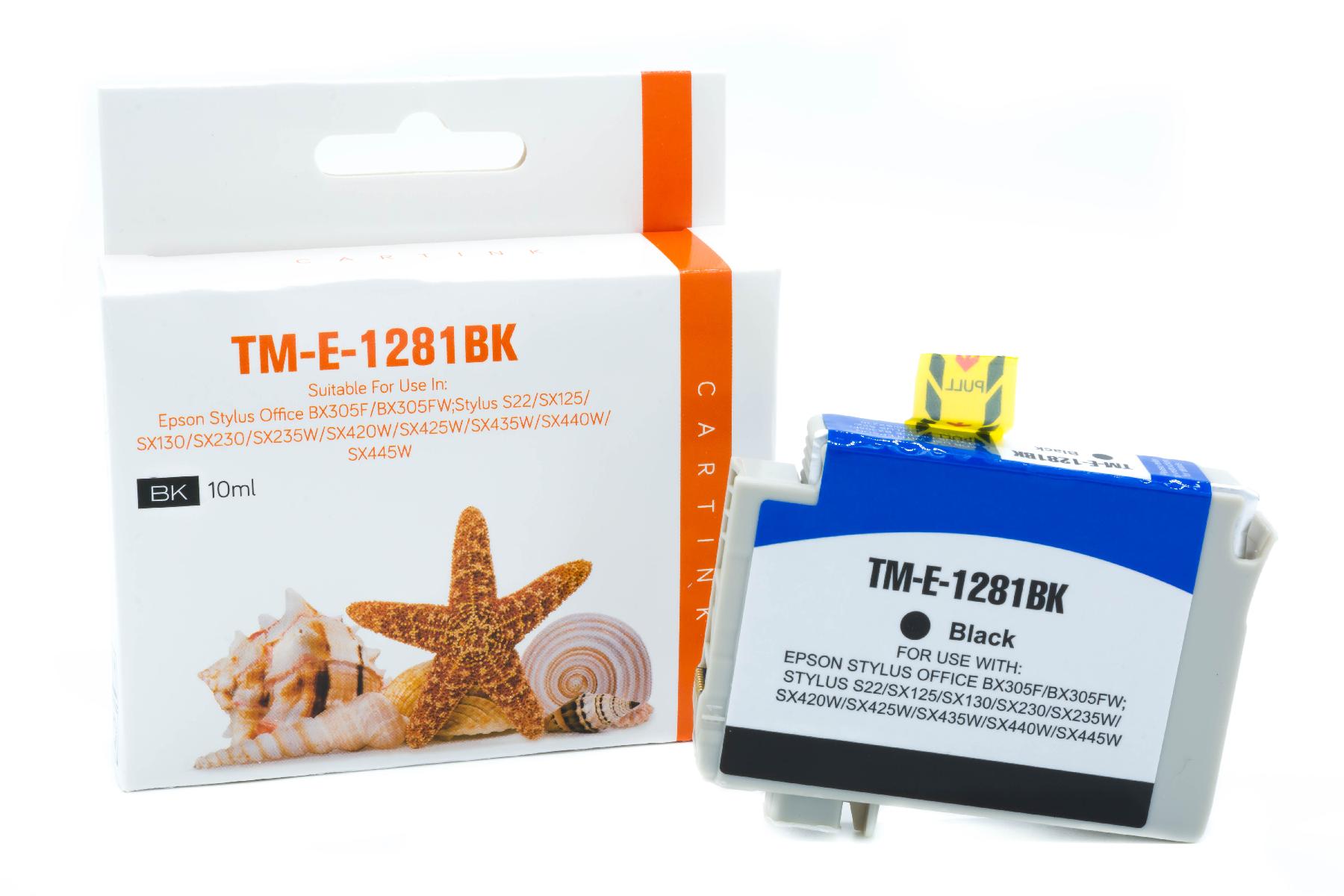 T1281 alternativ Seestern Tinte schwarz / C13T12814011 / 10ml