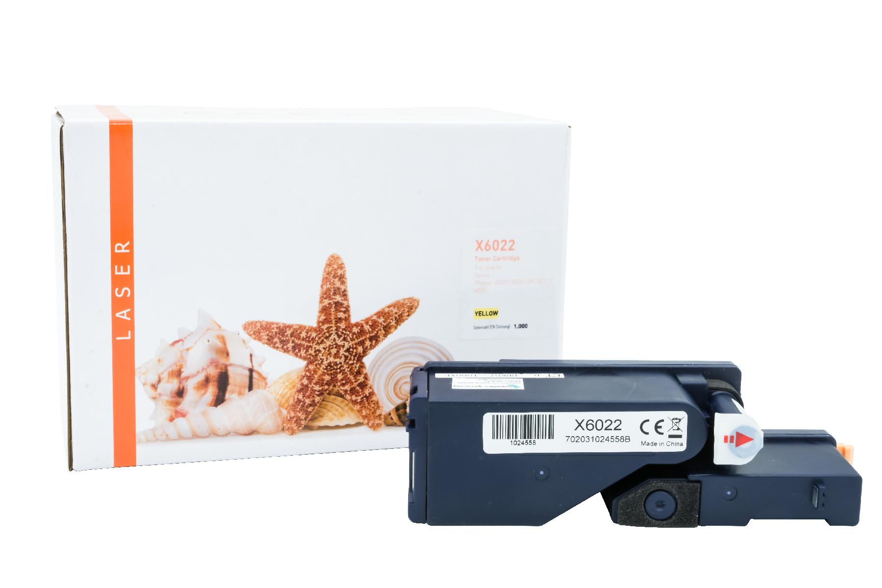PHASER6022 alternativ Toner yellow Xerox / 106R02758 / 1.000 Seiten PHASER6022 alternativ Toner yellow Xerox / 106R02758 / 1.000 Seiten