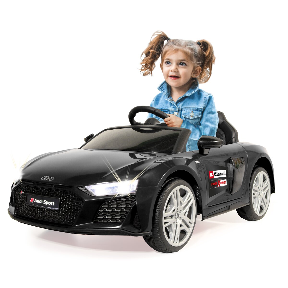 Kinderfahrzeug Audi R8 Spyder schwarz 18V Einhell Power X-Change Kinderfahrzeug Audi R8 Spyder 18V schwarz Einhell Power X-Change inkl. Starter Set