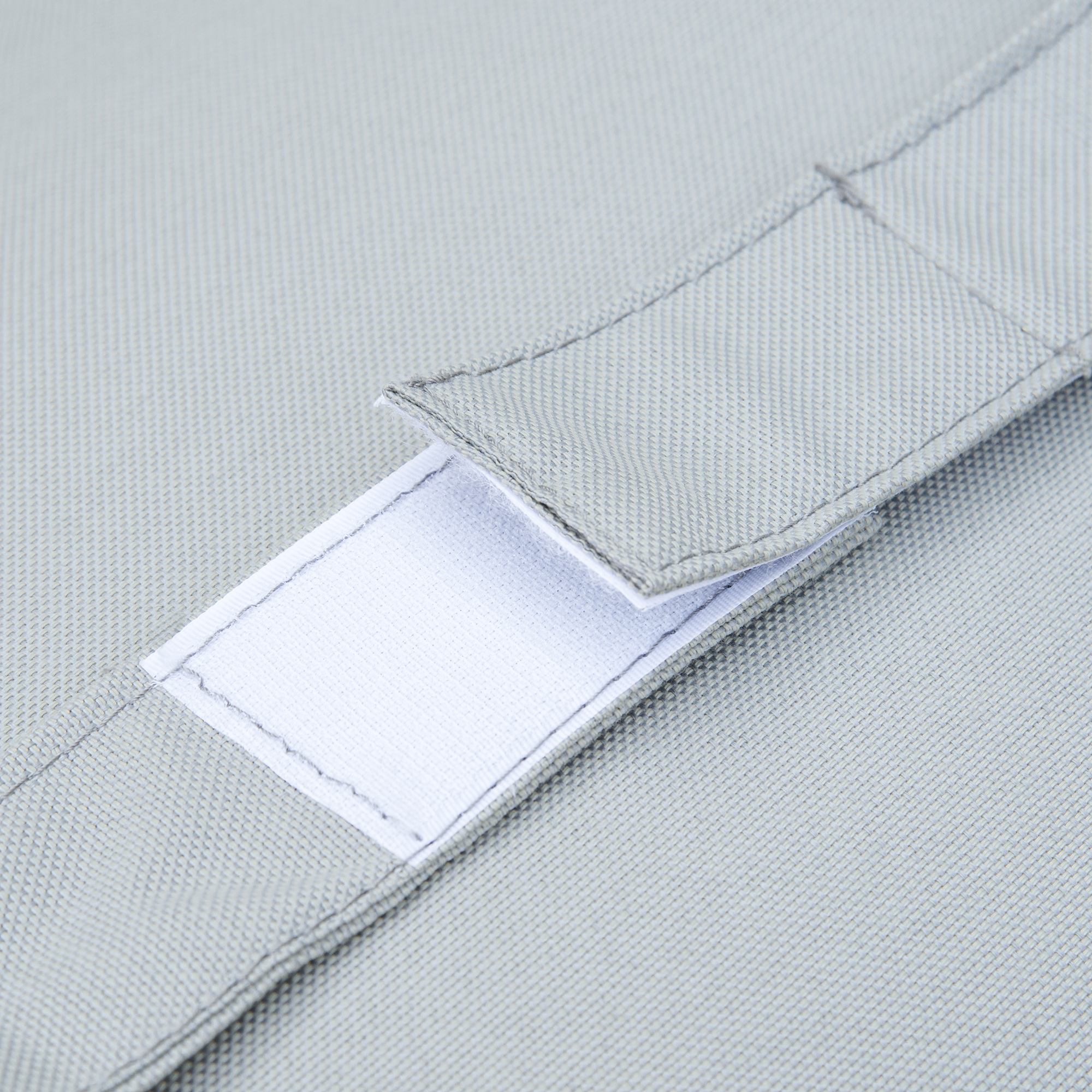 Gartenmöbel-Set für 3 Personen mit Beistelltisch Sofa mit Kissen L-Form Outdoor Aluminium Cremeweiß