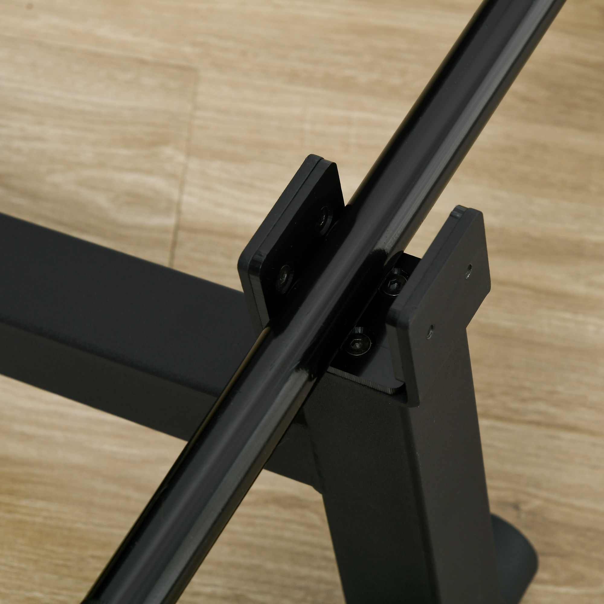 Barbell Jack Deadlift Jack mit rutschfestem Griff Kreuzheben Langhantelheber 50 x 12 x 33 cm Schwarz