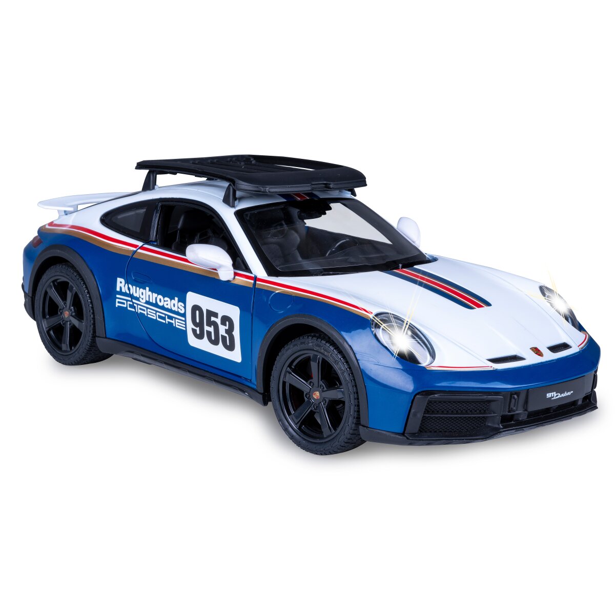 Porsche 911 Dakar Performance 1:14 blau 2,4GHz Tür manuell