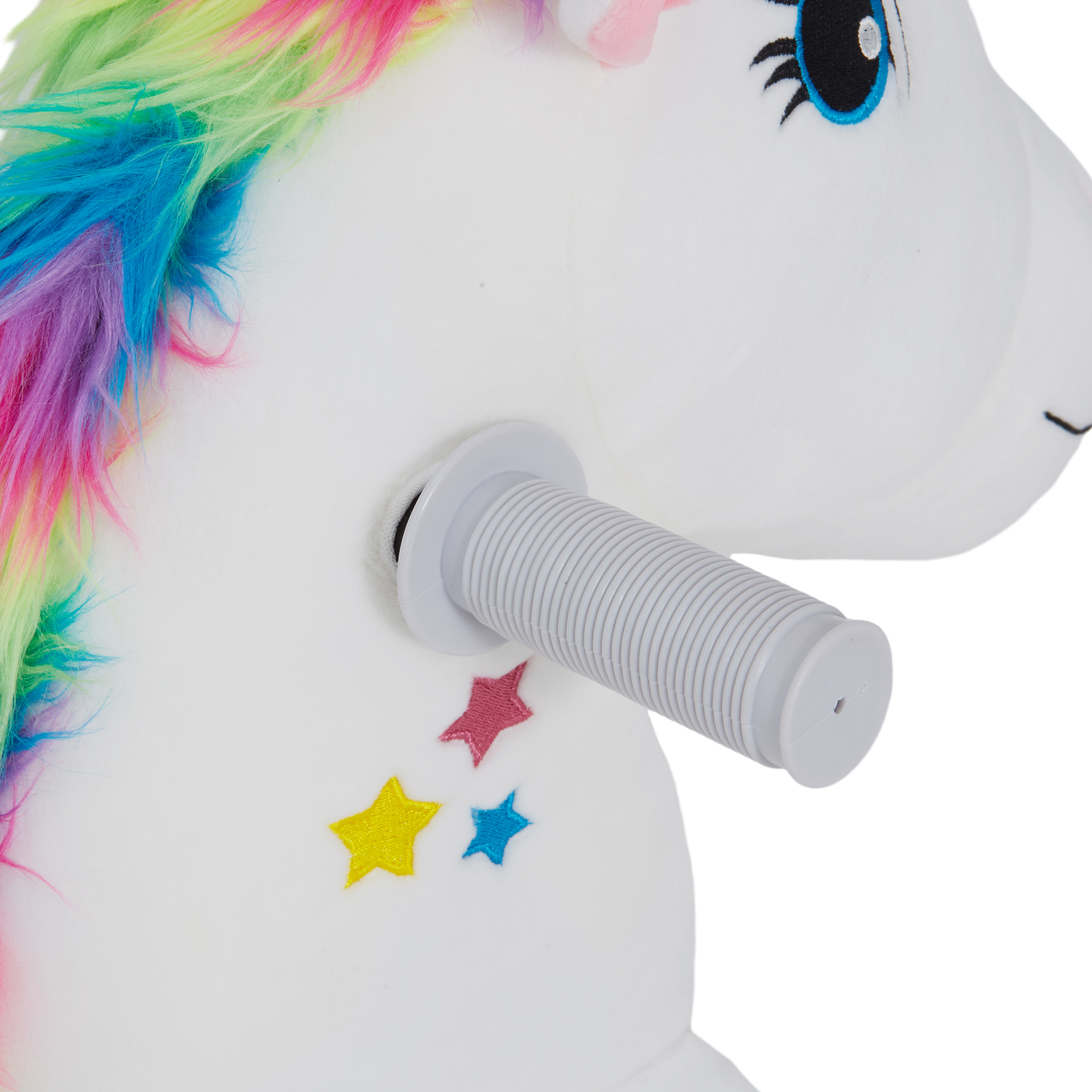 6V Elektrisches Reiteinhorn für Kinder, Batteriebetrieb, Mit Musikfunktion und Vorwärtsbewegung, 18-36 Monate, Weiß