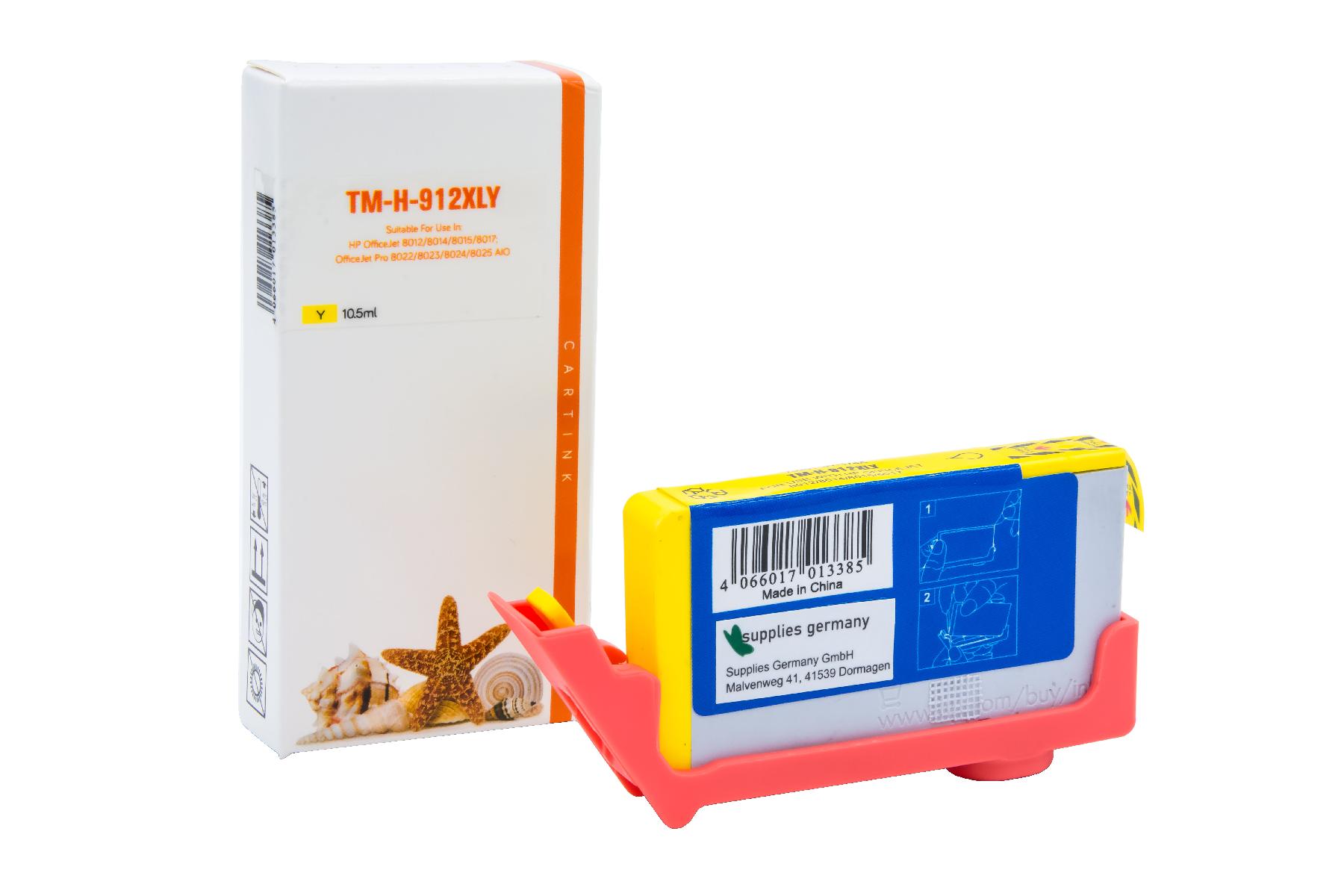 912XLY Refill Tinte gelb für / 3YL83AE / 10,5ml