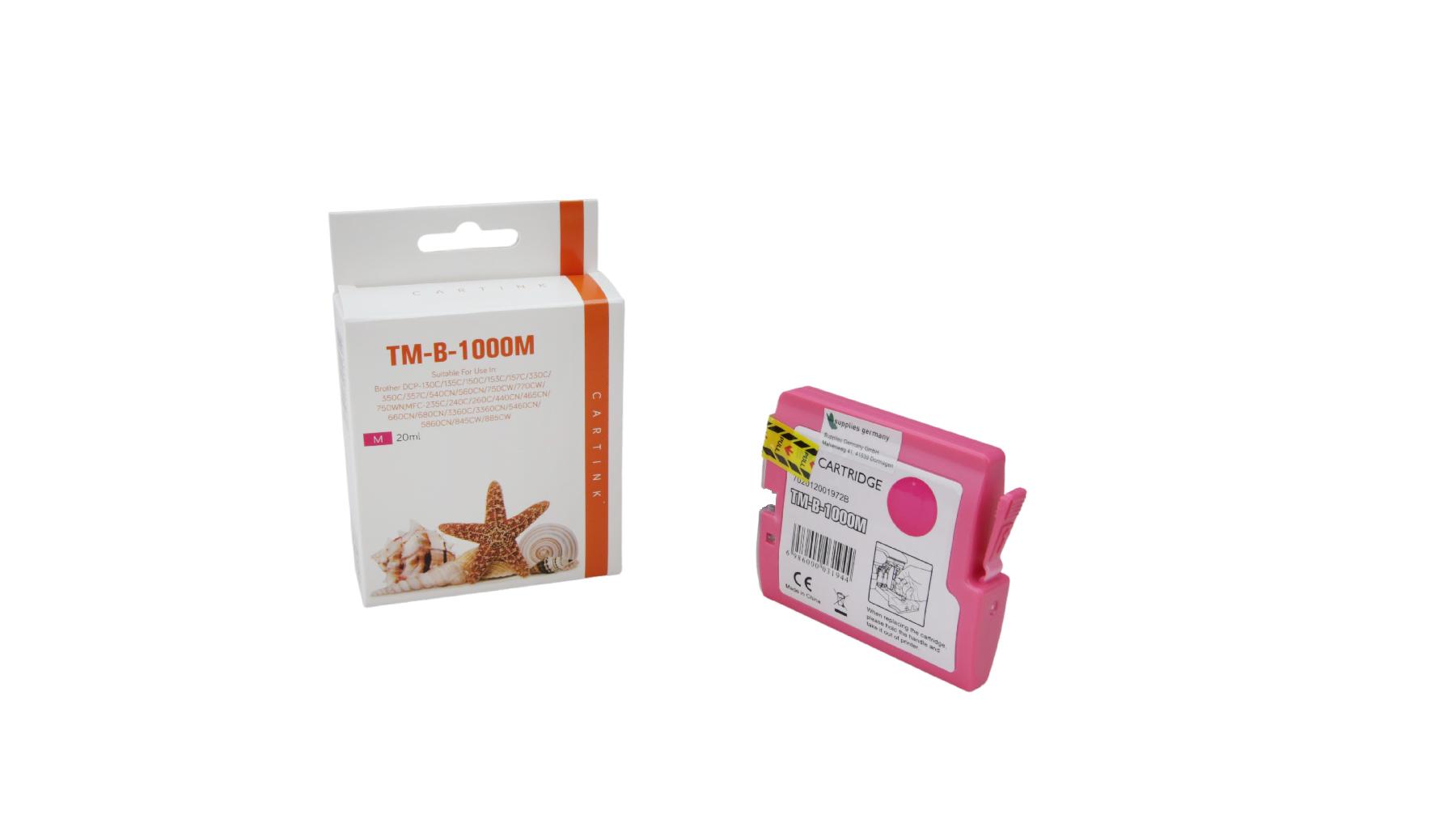 LC970/1000M alternativ Seestern Tinte Magenta / LC1000M / 20ml