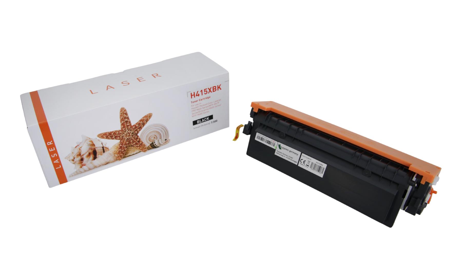 415XBK alternativ Toner black für HP / W2030X / 7.500 Seiten