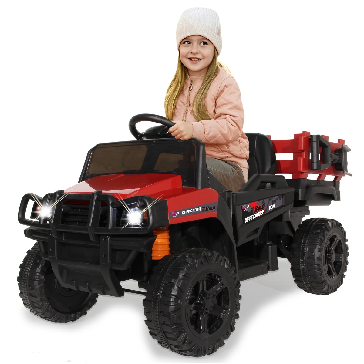 Kinderfahrzeug Offroader Bufalo rot 12V