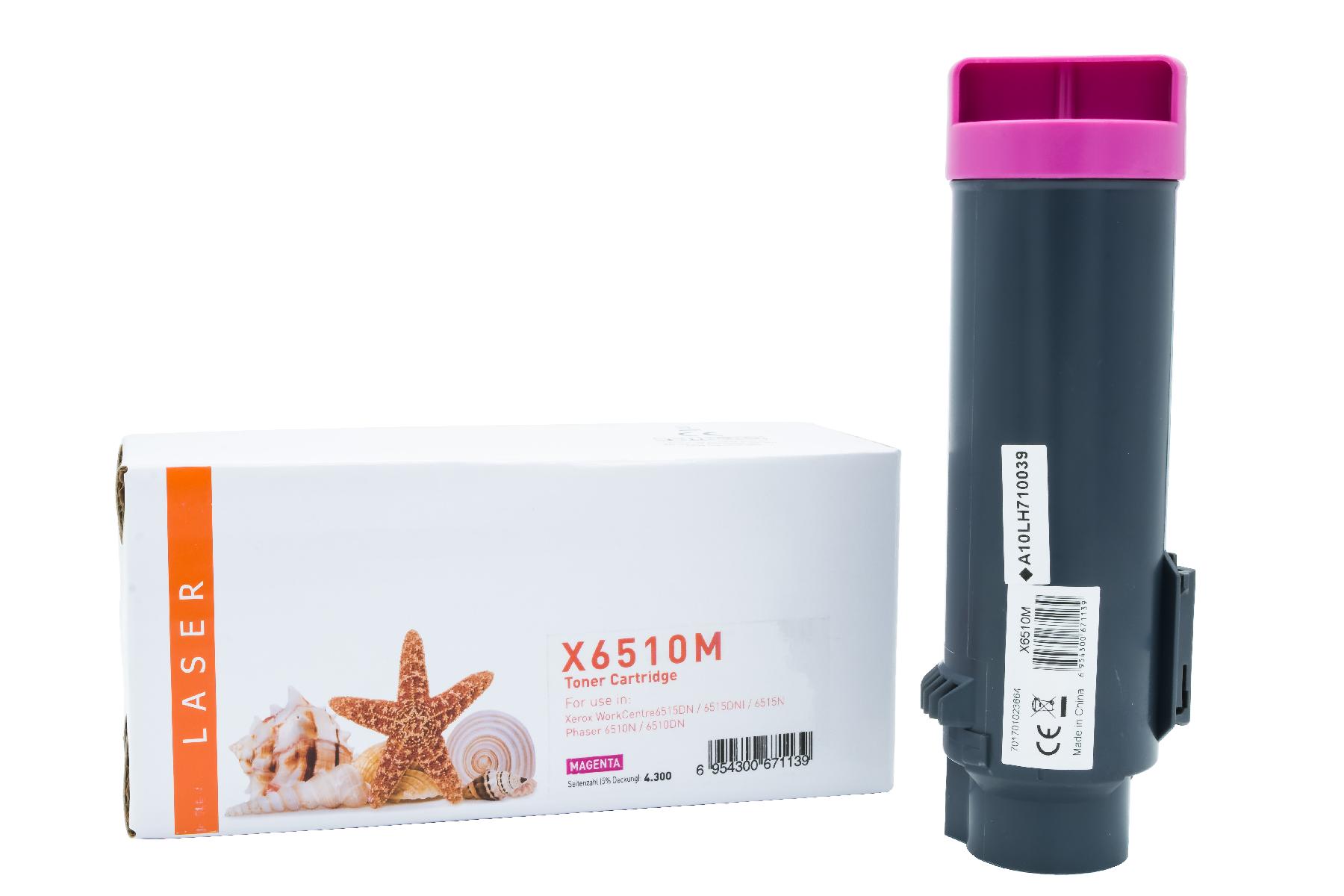 PHASER6510MHC alternativ Toner magenta Xero / 106R03691 / 4.300 Seiten PHASER6510MHC alternativ Toner magenta Xero / 106R03691 / 4.300 Seiten