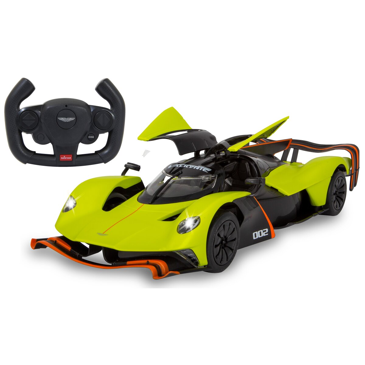 Aston Martin Valkyrie AMR Pro 1:14 grün 2,4GHz Tür manuell Aston Martin Valkyrie AMR Pro 1:14 grün 2,4GHz Tür manuell
