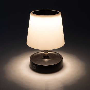 LED Akku Tischleuchte 29cm, dimmbar, 115-290mm ausziehbar, Warmweiß