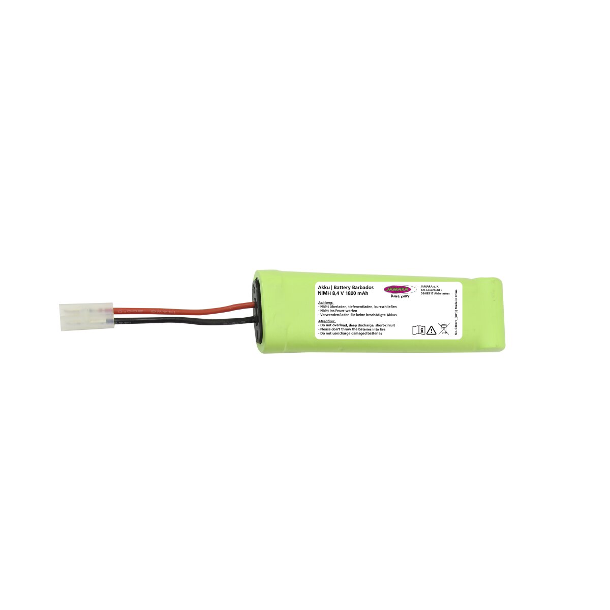 Akku Barbados NiMh 8,4V 2000mAh Akku Barbados NiMh 8,4V 2000mAh