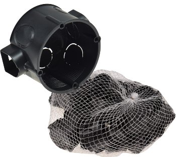 UP-Schalterdose Ø 60x41mm, 25er Pack - schwarz UP-Schalterdose Ø 60x41mm, 25er Pack - schwarz