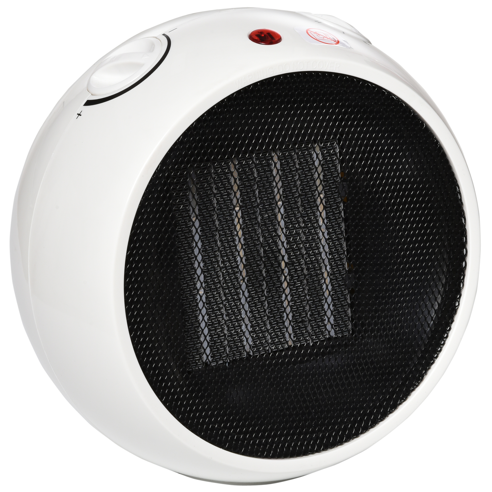 Heizlüfter Heizgerät Elektroheizer Heizer Heizung Wärme 900W/1500W PP-Kunststoff Weiß+Schwarz 22 x 18,5 x 21 cm