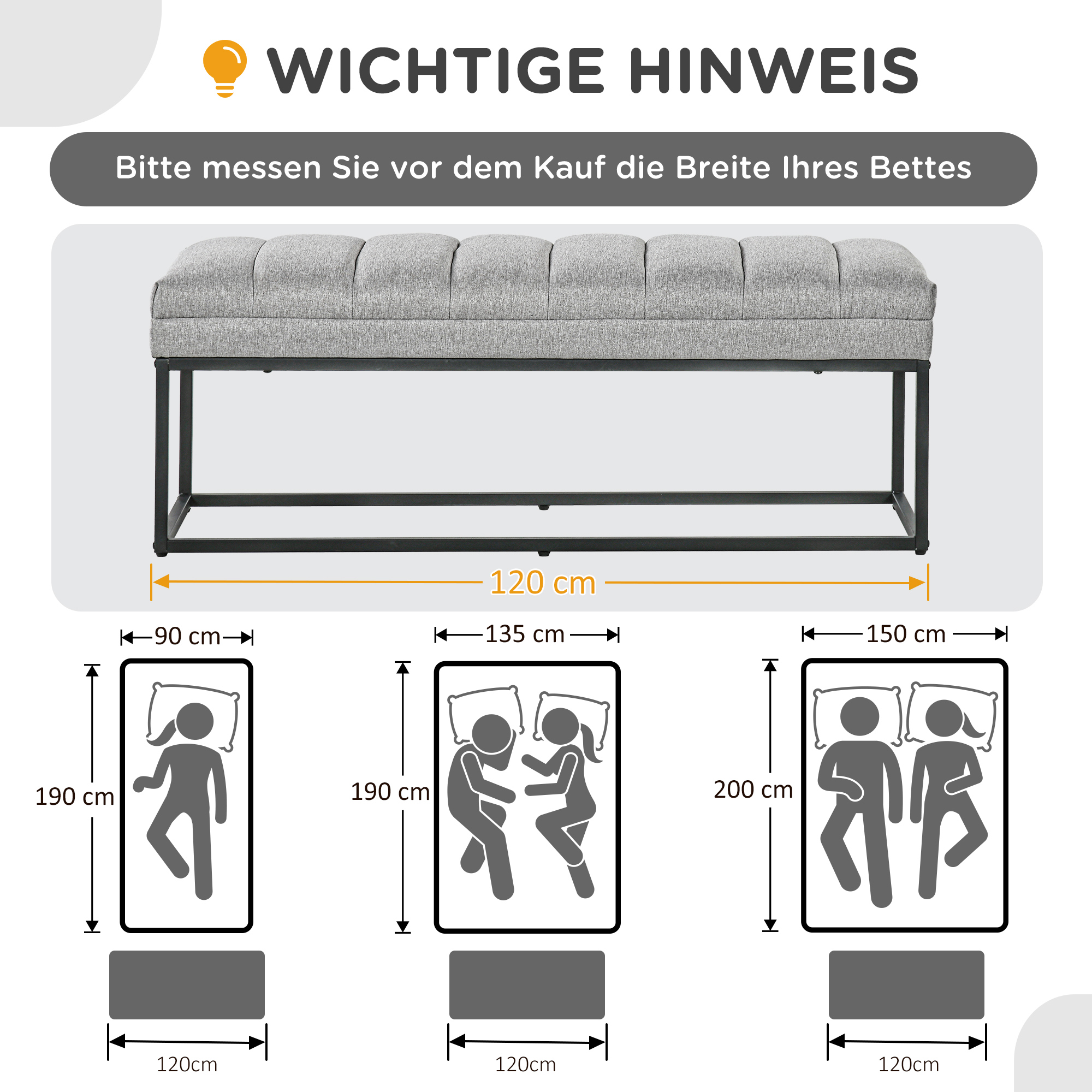 Sitzbank im Industrie-Design, Bettbank, Metallbeine, Rosa + Schwarz