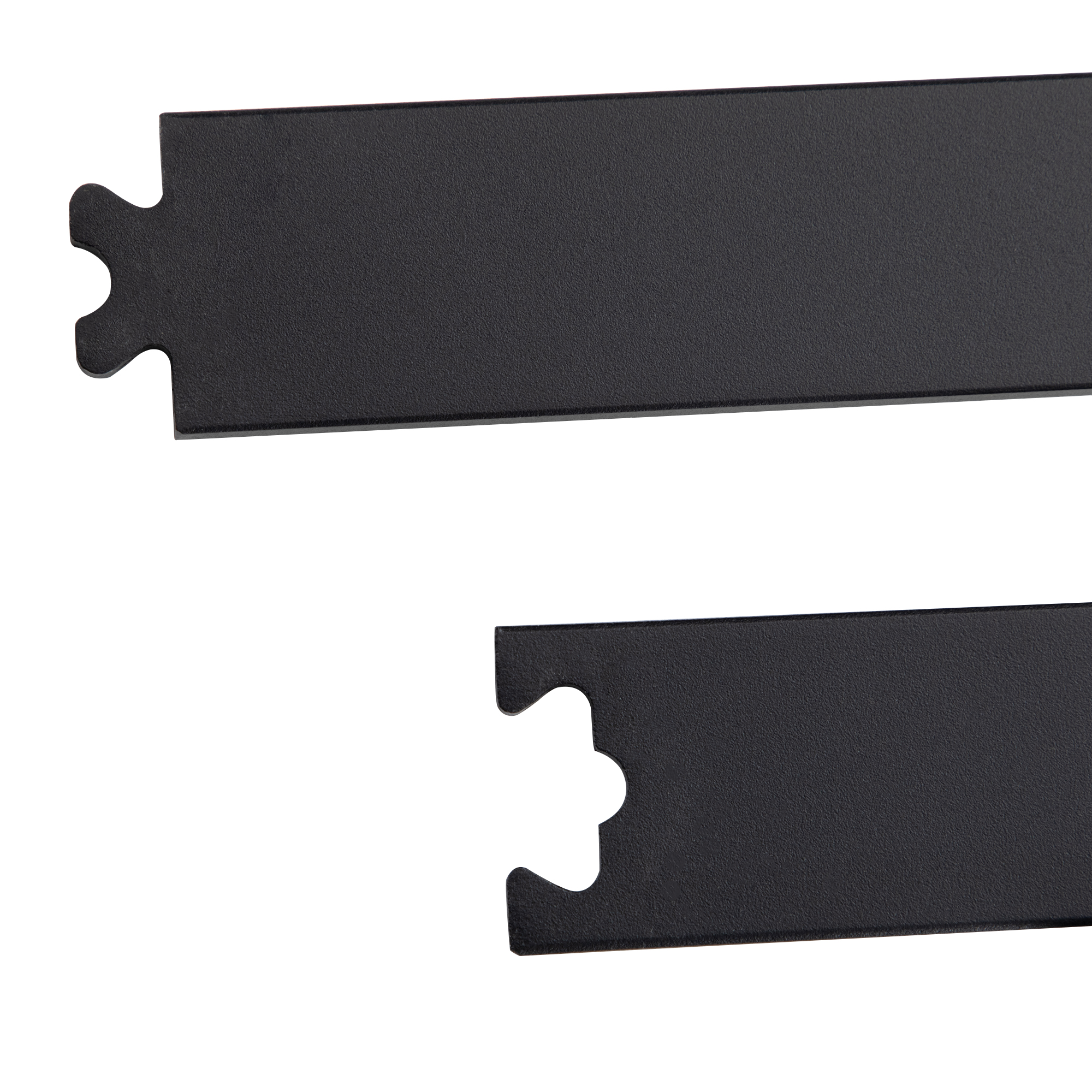 Schiebetüren-Beschlagsatz,  paltzsparend, leise, universell einsetzbar, 200 cm x 40 cm x 0,6 cm, Schwarz