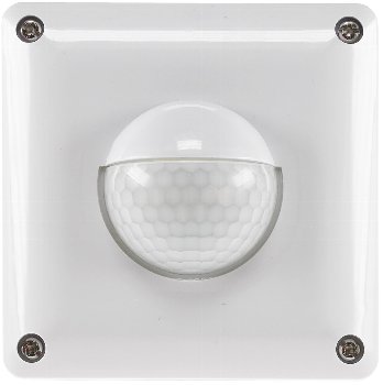 Unterputz PIR-Bewegungsmelder 190°- IP65, 2 & 3 - Draht Technik, weiß