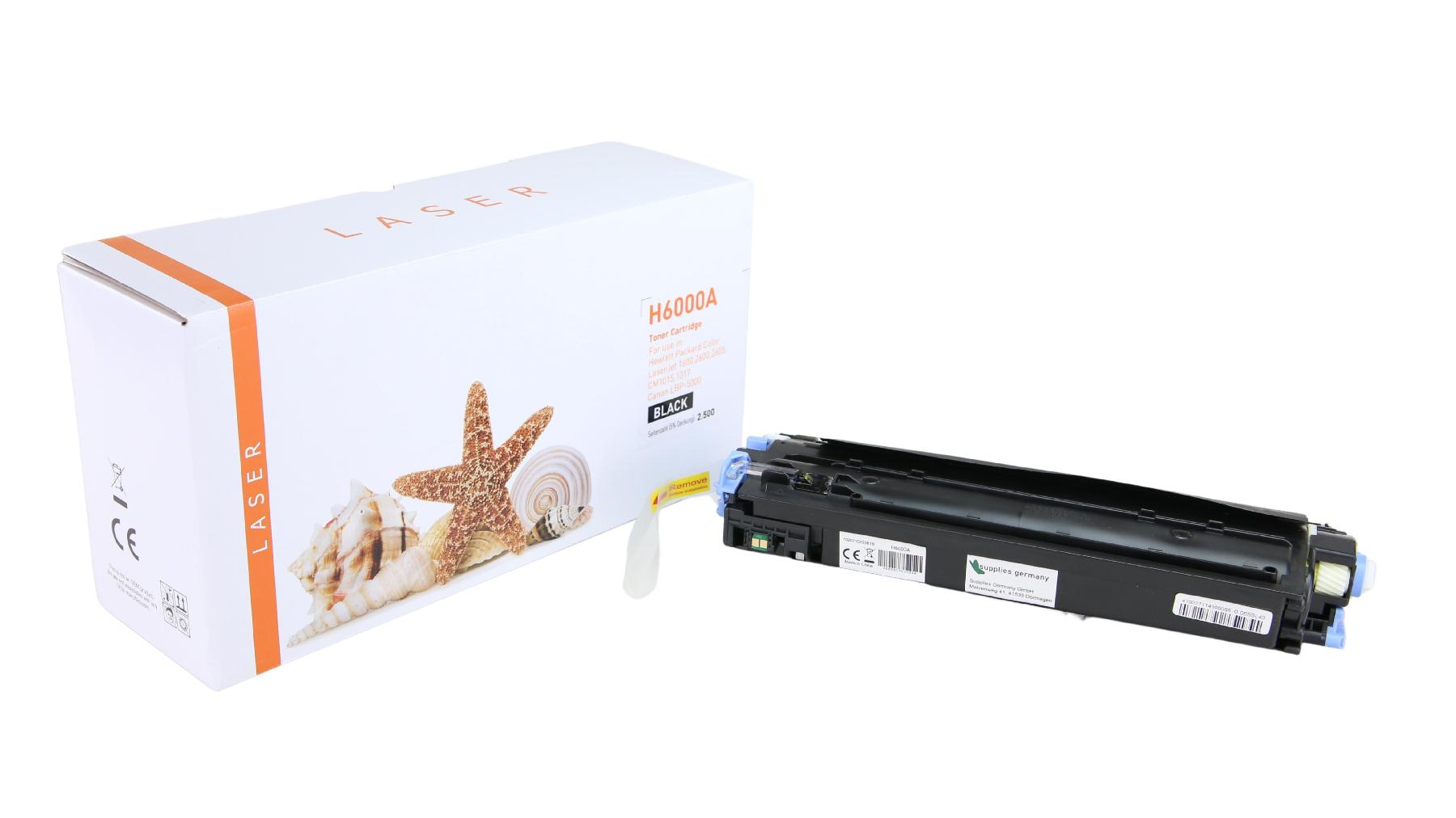 Q6000A alternativ Toner black für HP / Q6000A / 124A / 707 / 2.500 Seiten