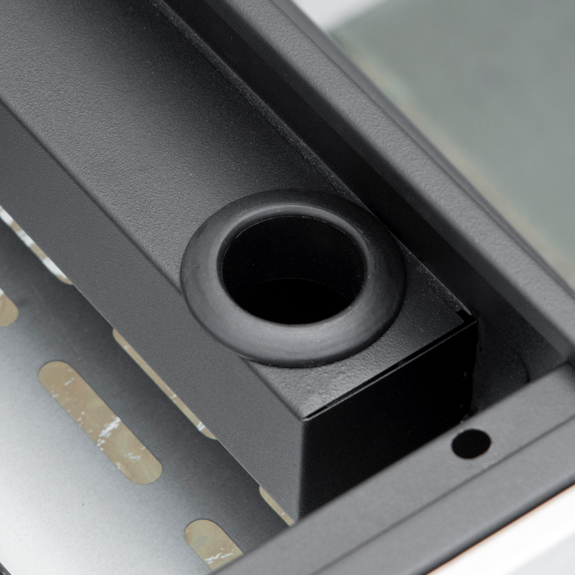 Gasgrill mit 3 Brennern, Schlauch, Antihaft-Grillplatte, Edelstahl, Farbe: Silber, 63 x 48 x 21 cm