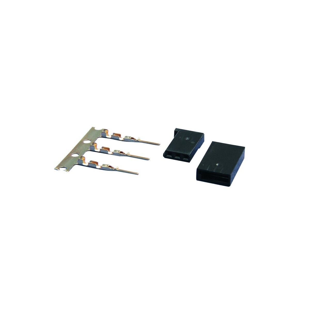 Servostecker Bausatz Futaba vergoldet Servostecker Bausatz Futaba vergoldet
