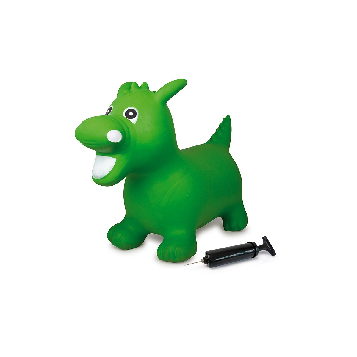 Hüpftier Drache HoppyDoo grün mit Pumpe
