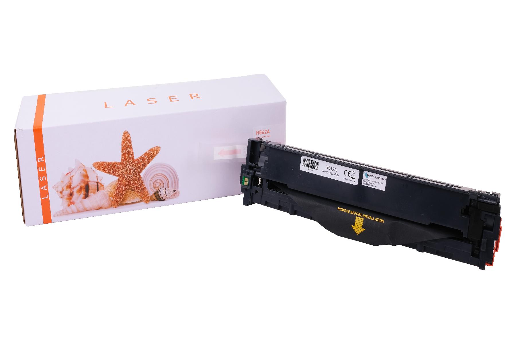 CB542A alternativ Toner yellow für HP  / CB542A / 1.400 Seiten