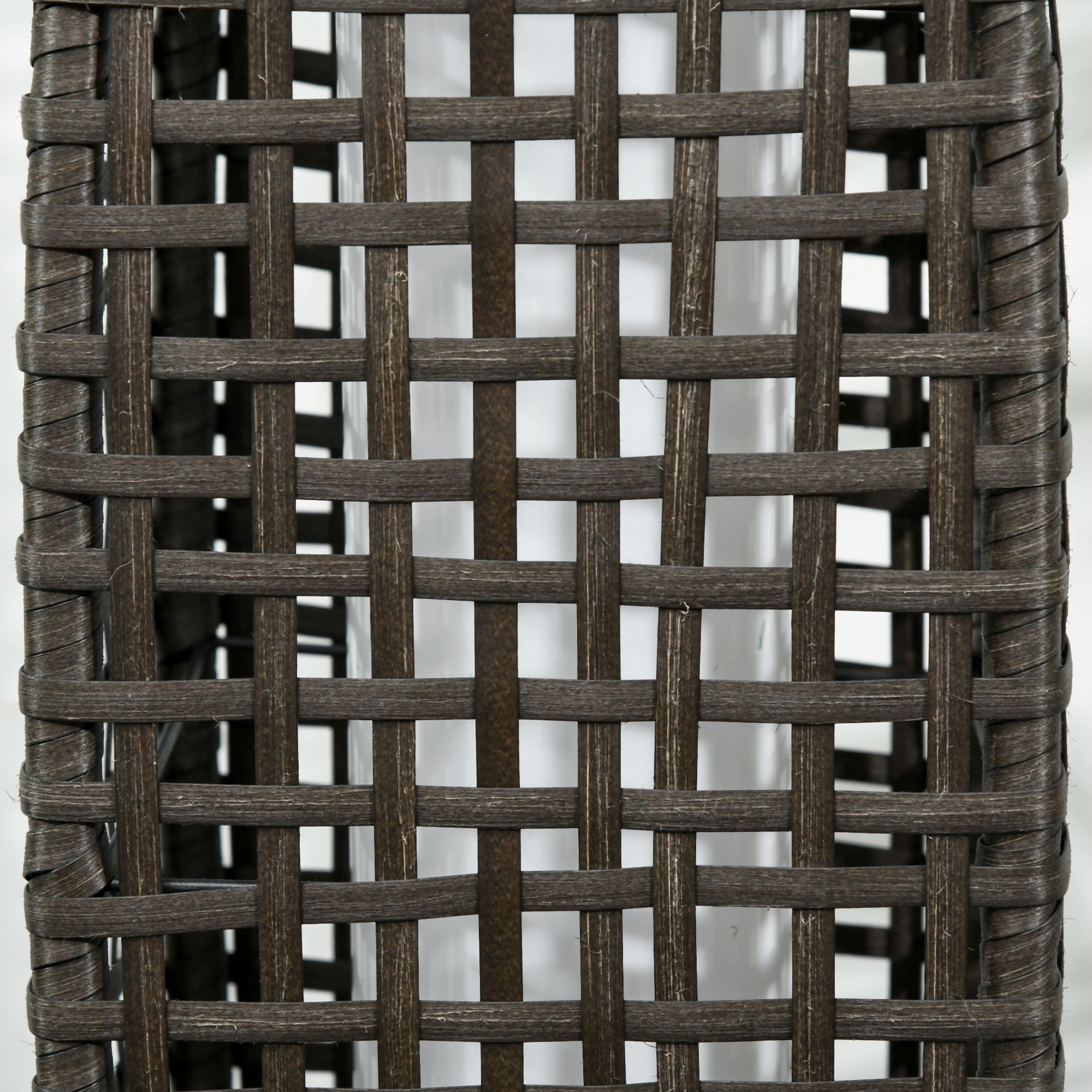 Solar Stehlampe Rattan Solarlampen mit Lichtsensor Automatische LED Solarleuchte im Boho-Stil IP44 Wasserdicht