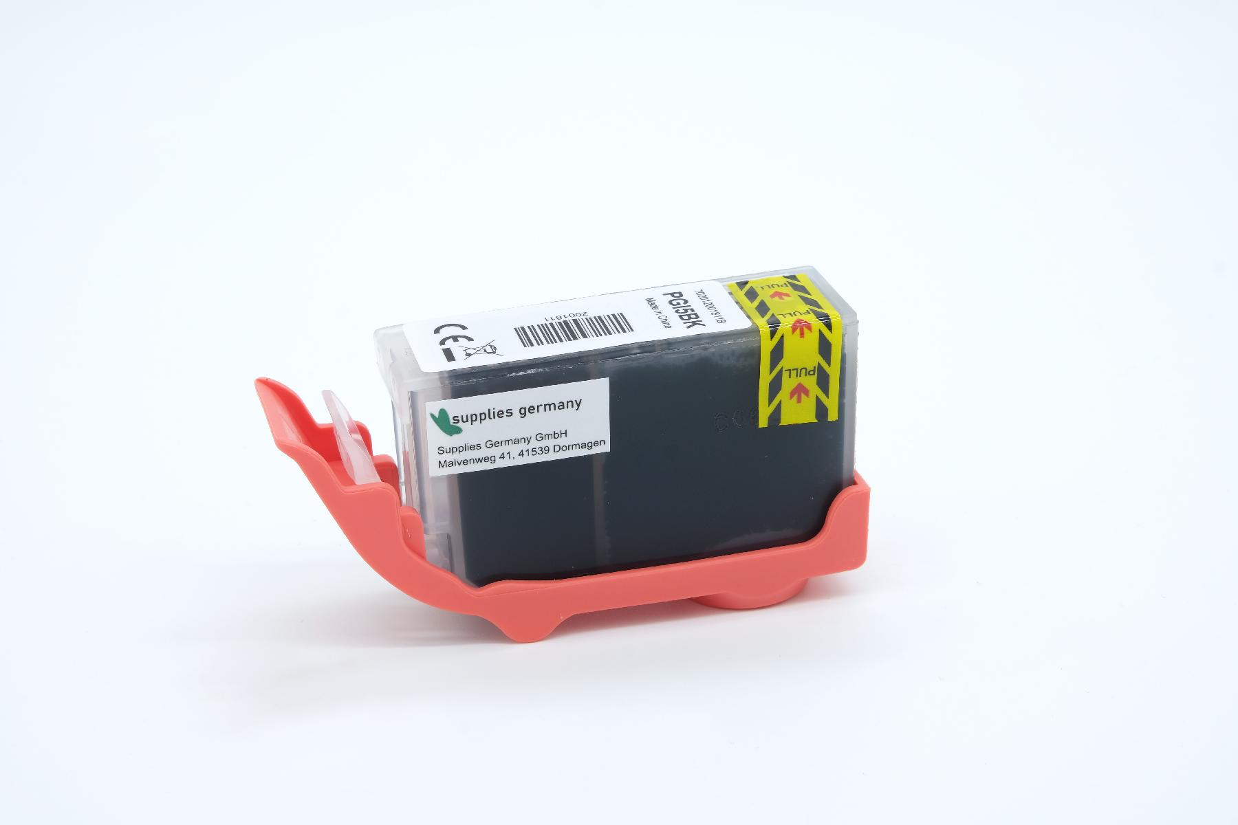 PGI5 schwarz alternativ Tinte schwarz für Canon / 0628B001 / 26ml / Chipversion