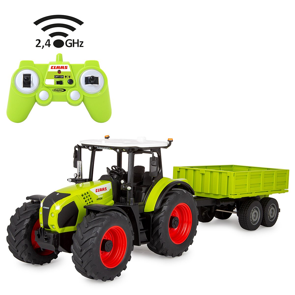 Claas Arion 660 mit Kippanhänger 1:24 2,4GHz Claas Arion 660 mit Kippanhänger 1:24 2,4GHz