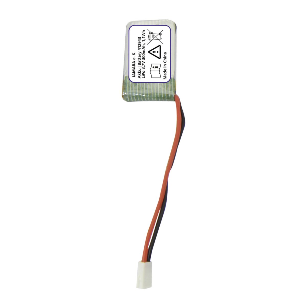 Akku Floater Heli Altitude Lipo 3,7V 300mAh 1,11Wh Akku Floater Heli Altitude Lipo 3,7V 300mAh 1,11Wh