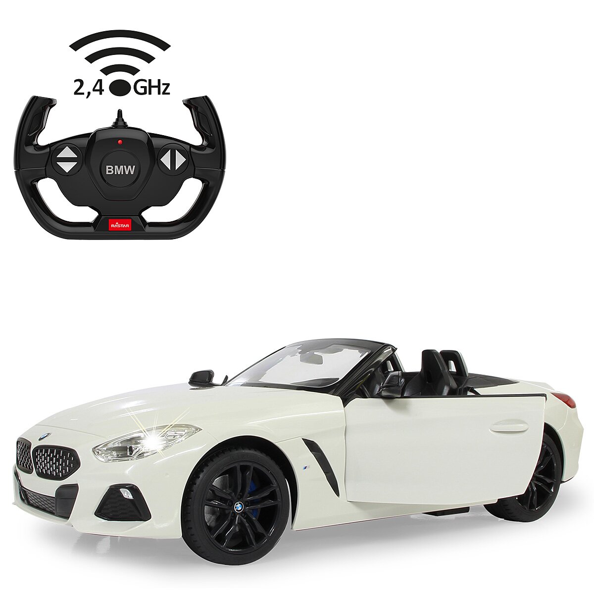 BMW Z4 Roadster 1:14 weiß 2,4GHz Tür manuell BMW Z4 Roadster 1:14 weiß 2,4GHz Tür manuell