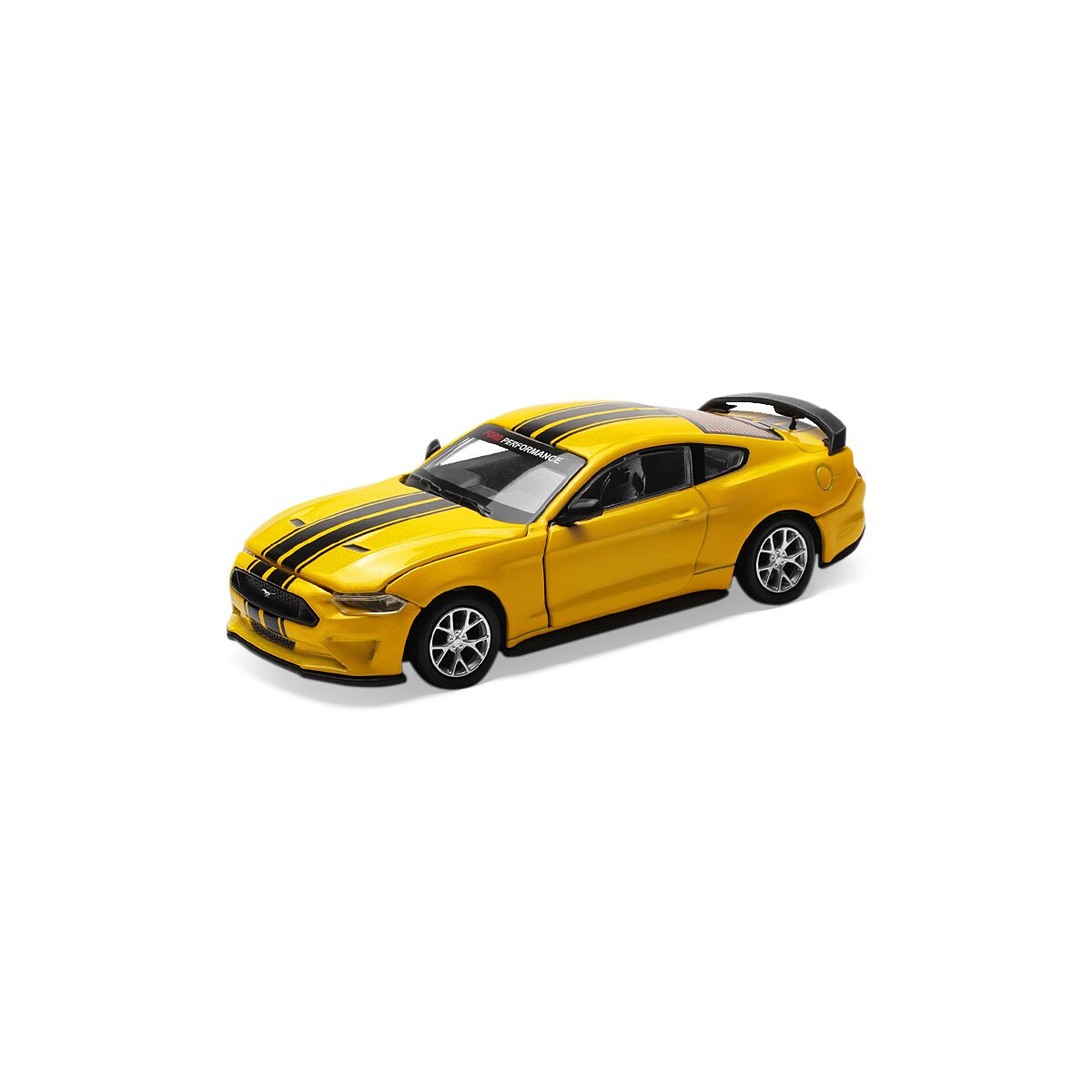 Ford Mustang GT Diecast 1:42 gelb 2in1
